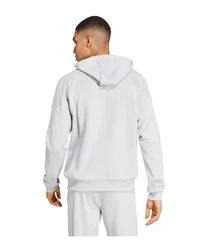 adidas Performance Sweatjacke Tiro 25 Kapuzenjacke Grau/Hellgrau/Weiß