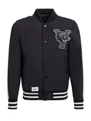 khujo Sommerjacke TIAN Schwarz/Weiß/Hellblau