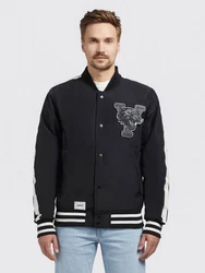 khujo Sommerjacke TIAN Schwarz/Weiß/Hellblau
