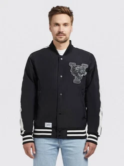khujo Sommerjacke TIAN Schwarz/Weiß/Hellblau