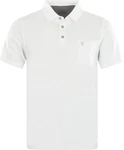 Hajo Sweatshirt Herren-Poloshirt Uni Weiß/Creme/Grau