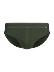 Skiny Slip Herren Brasil Basic Retro (2-St) Dunkelgrün/Khaki/Grün