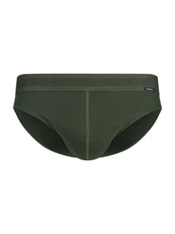 Slip Herren Brasil Slip 2er Pack Cotton Retro (Packung, 2-St) gerundeter Beinausschnitt