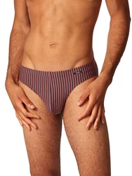 Skiny Slip Herren 2er Pack Brasil Briefs Lila/Bordeaux/Dunkelrot