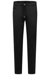 bugatti Chinohose Schwarz/Dunkelgrau