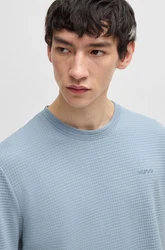 HUGO T-Shirt Austin Blau/Hellblau