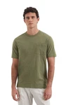Marc O'Polo T-Shirt Dunkelgrün/Khaki/Grün