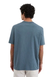 Marc O'Polo T-Shirt Grau/Blau/Hellblau