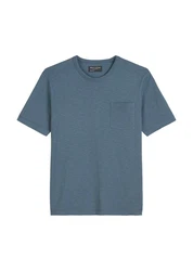 Marc O'Polo T-Shirt Grau/Blau/Hellblau