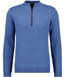 RAGMAN Rundhalspullover Blau