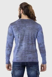 Cipo & Baxx T-Shirt Sweatshirts Lila/Blau