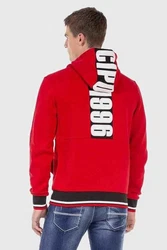 Cipo & Baxx Kapuzenpullover Sweatshirt Rot