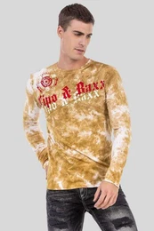 T-Shirt Sweatshirts mit Allover-Muster und Logoprint
