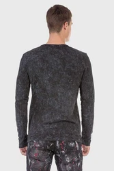 Cipo & Baxx T-Shirt Sweatshirts mit Logoprint Schwarz/Rot