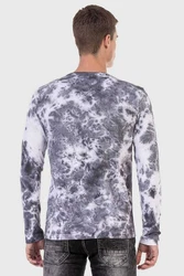 Cipo & Baxx T-Shirt Sweatshirts mit Logoprint Grau/Schwarz/Dunkelgrau/Rot/Dunkelblau/Hellblau