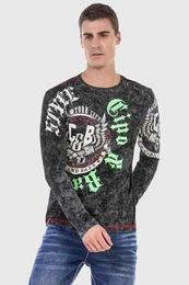 T-Shirt Sweatshirts mit trendigem Print