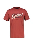 LERROS T-Shirt mit Brustprint Rot/Orange/Dunkelrot/Braun