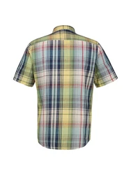 LERROS Kurzarmhemd Mischfarben/Beige/Blau/Hellblau/Gelb