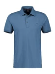 LERROS Poloshirt in gewaschener Optik Blau/Hellblau