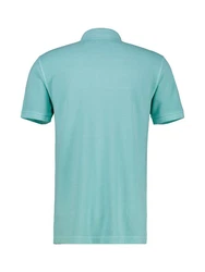 LERROS Poloshirt in gewaschener Optik Grün/Türkis/Hellgrün