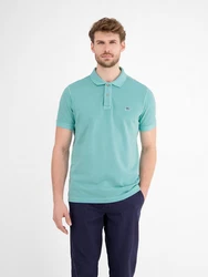 LERROS Poloshirt in gewaschener Optik Grün/Türkis/Hellgrün