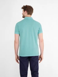 LERROS Poloshirt in gewaschener Optik Grün/Türkis/Hellgrün