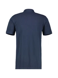 LERROS Poloshirt in gewaschener Optik Dunkelblau/Blau