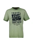 LERROS Modisches Herren T-Shirt mit Brustprint 
