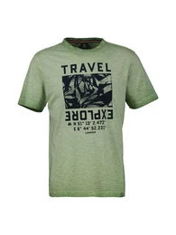 T-Shirt Modisches Herren T-Shirt mit Brustprint