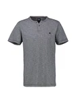 LERROS Henleyshirt Serafinoshirt Dunkelblau/Grau/Hellgrau/Dunkelgrau/Schwarz