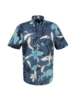LERROS Kurzarmhemd Sommerhemd Hawaiian-Style