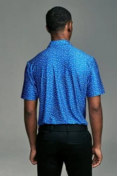 Next Poloshirt Golf Polo-Shirt mit Print Blau