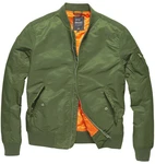 Vintage Industries Fahrradjacke Welder MA1 Jacke Dunkelgrün/Grün
