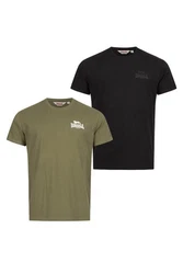 Lonsdale T-Shirt Blairmore Dunkelgrün/Khaki/Grün