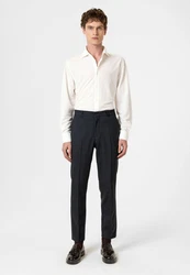 Antioch Strandhose Wilmer Straight Fit Dunkelblau/Dunkelgrau