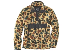Carhartt Relaxed Fit Fleece Pullover Braun/Lila/Dunkelgrün