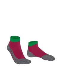 FALKE Kurzsocken RU4 Endurance Short Grün/Dunkelrot/Bordeaux/Lila/Mischfarben