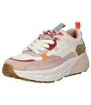 Jeep Sneaker Lederimitat/Textil Beige/Rosa/Braun