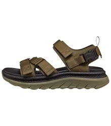 Geox Sandalen Trekkingsandale Dunkelgrün/Khaki/Braun/Beige
