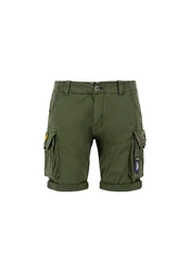 Alpha Industries Crew Short Patch Dunkelgrün/Grün/Khaki
