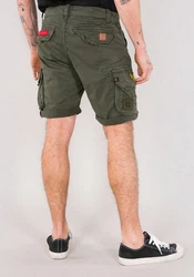 Alpha Industries Crew Short Patch Dunkelgrün/Grün/Khaki