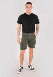 Alpha Industries Crew Short Patch Dunkelgrün/Grün/Khaki