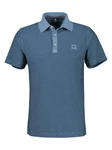 LERROS Kurzarmshirt mit Logostickerei Blau/Hellblau/Grau