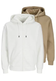 Hoodie 2er Pack Bradley (Spar-Set, 2-tlg) Sweatjacke / Hoodie - Atmungsaktiv - Kaputzenjacke aus Sweat