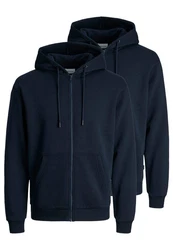Jack & Jones Hoodie Bradley 2er Pack Dunkelblau/Blau