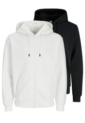 Jack & Jones Hoodie Bradley 2er Pack Weiß/Creme/Schwarz/Dunkelblau/Beige