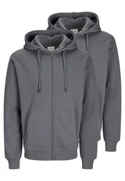 Hoodie 2er Pack Bradley (Spar-Set, 2-tlg) Sweatjacke / Hoodie - Atmungsaktiv - Kaputzenjacke aus Sweat