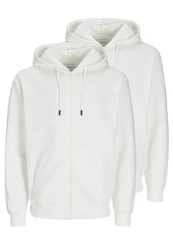 Jack & Jones Hoodie Bradley 2er Pack Weiß/Creme