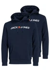 Jack & Jones Hoodie 2er Pack Corp Sweatshirt Dunkelblau