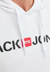 Jack & Jones Hoodie 2er Pack Corp Sweatshirt Grau/Weiß/Schwarz
